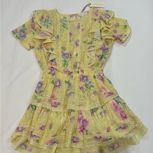 LoveShackFancy Floral Ruffle Dress